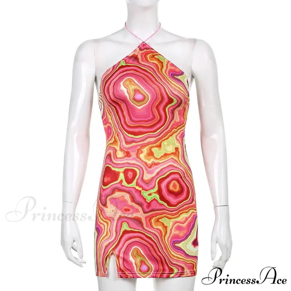 Sleeveless Mini Elegant Party Evening Fashion Camouflage Bandage Bodycon Dress - Image 6
