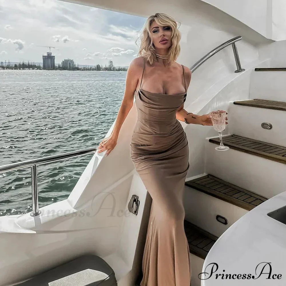 Party Sleeveless Spaghetti Strap Backless Elegant Club Bodycon Dress - Image 4
