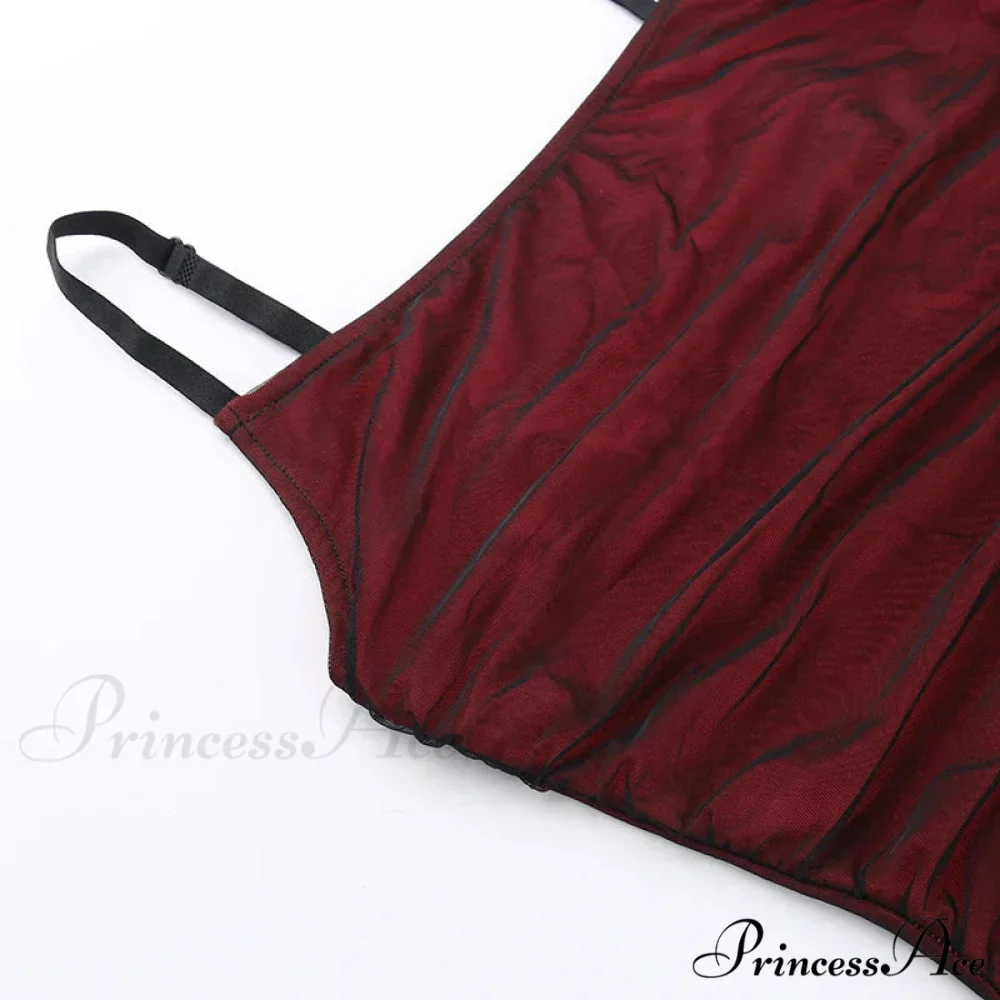 Sleeveless Solid Spaghetti Strap Backless Summer Casual Elegant Party Bodycon Dress - Image 6