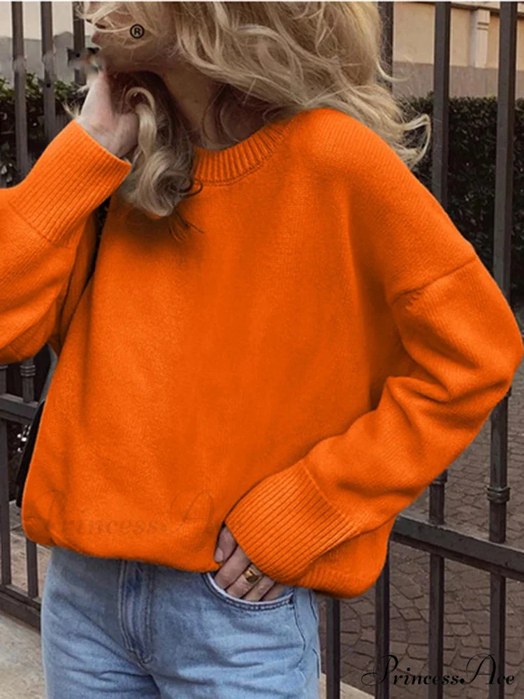 Vintage Casual Cozy Stylish Autumnal Streetwear Warm Long Sleeve Sweater - Image 11