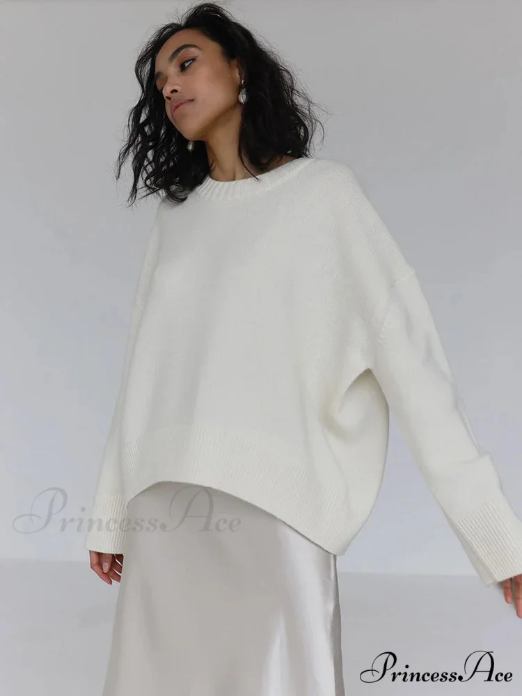 Vintage Casual Cozy Stylish Autumnal Streetwear Warm Long Sleeve Sweater - Image 12