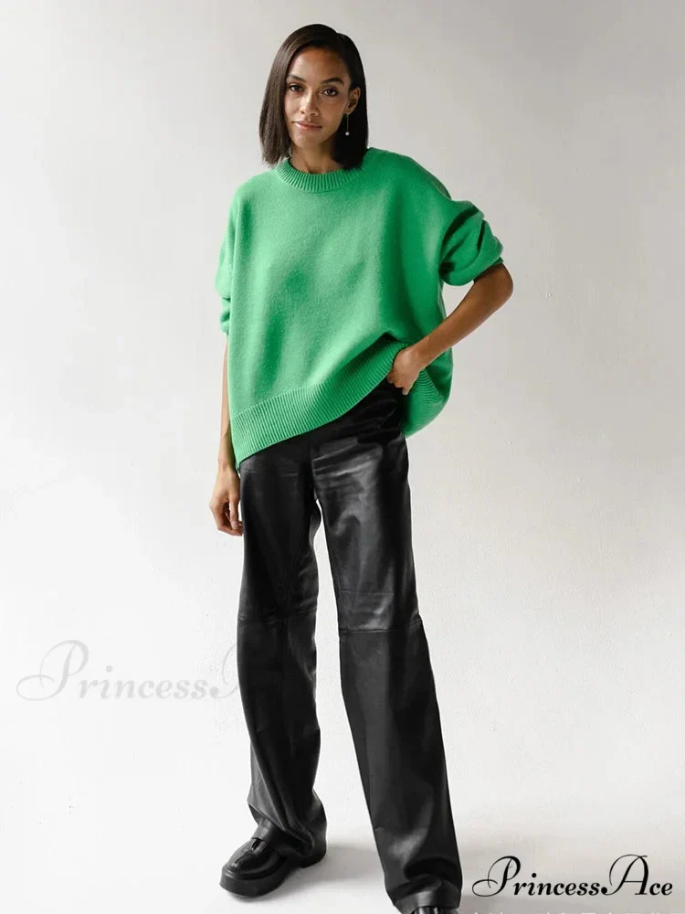 Vintage Casual Cozy Stylish Autumnal Streetwear Warm Long Sleeve Sweater - Image 3