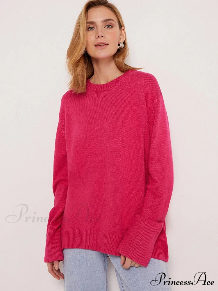 Vintage Casual Cozy Stylish Autumnal Streetwear Warm Long Sleeve Sweater - Image 5