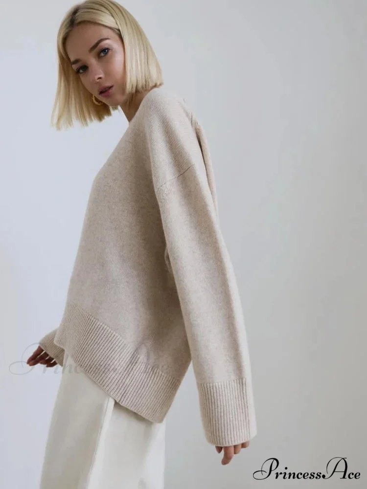 Vintage Casual Cozy Stylish Autumnal Streetwear Warm Long Sleeve Sweater - Image 6