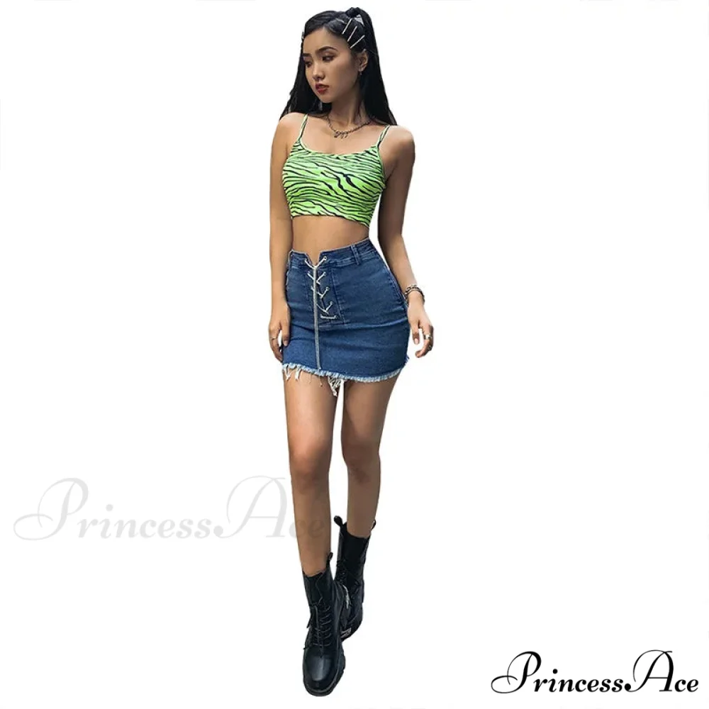 Leopard Camis for Women Ladies Print Crops Sleeveless Striped Short Mini Camisoles Casual Streetwear Summer New Tank top - Image 4