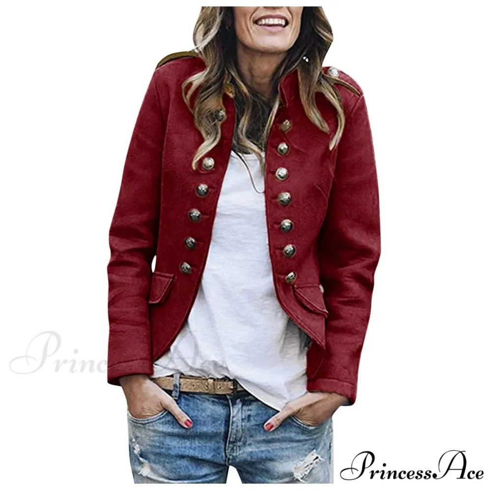 2024 Winter Button Long Sleeve Stylish Elegant Fashionable Versatile Korean Woman Clothing Veste Femme Jacket - Image 5