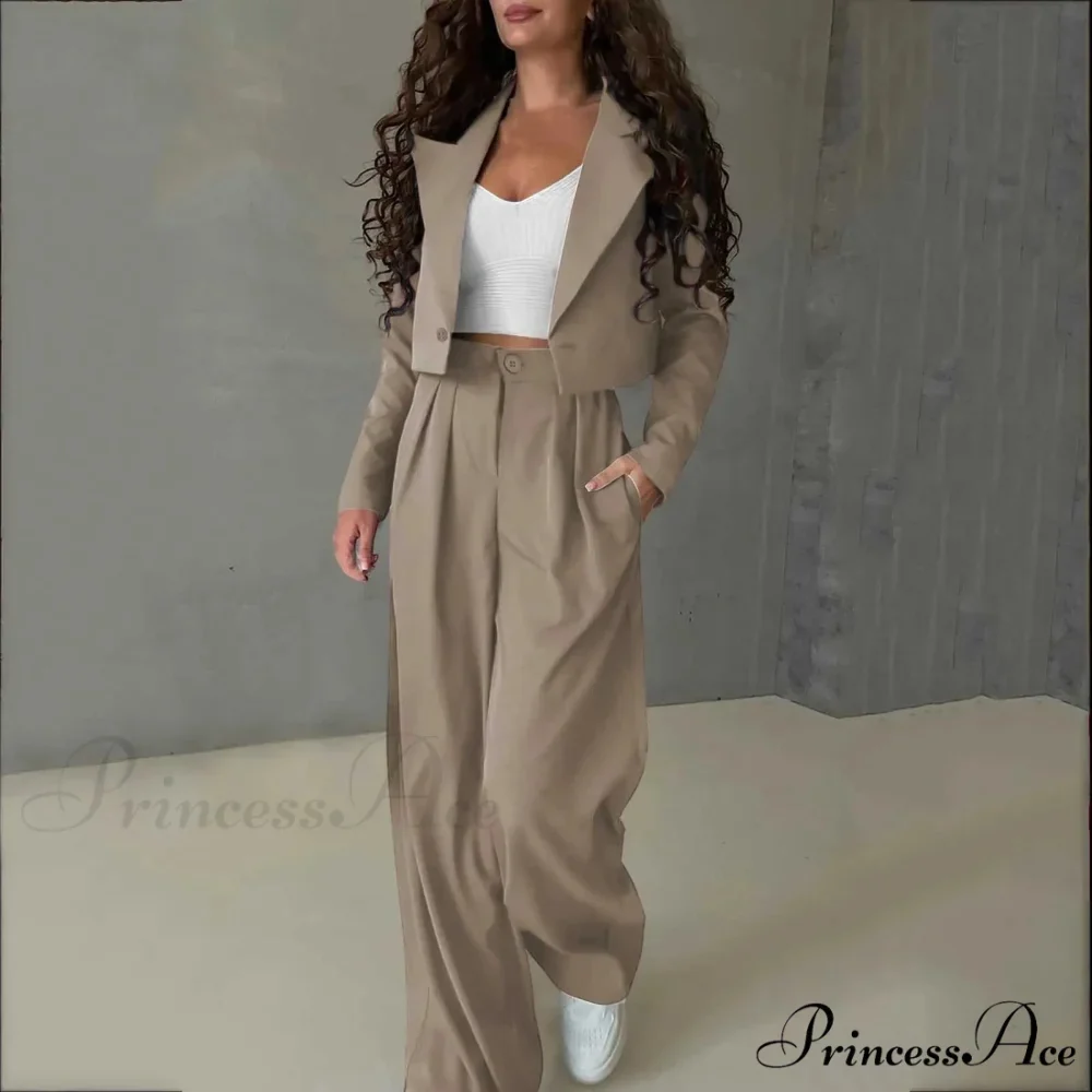 Fashion Solid Temperament Slim Stylish Trendy Elegant Fashionable Classic Jacket - Image 4