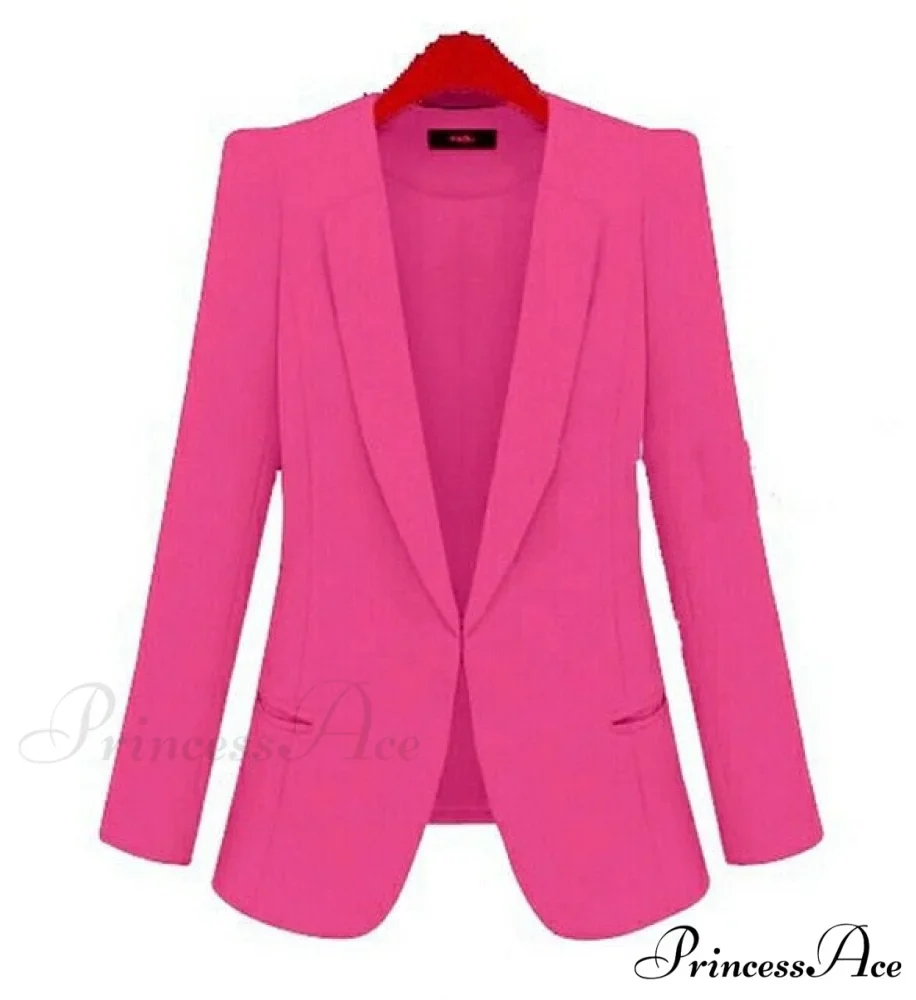 All-match Short Slim long-sleeve Blazer - Image 2