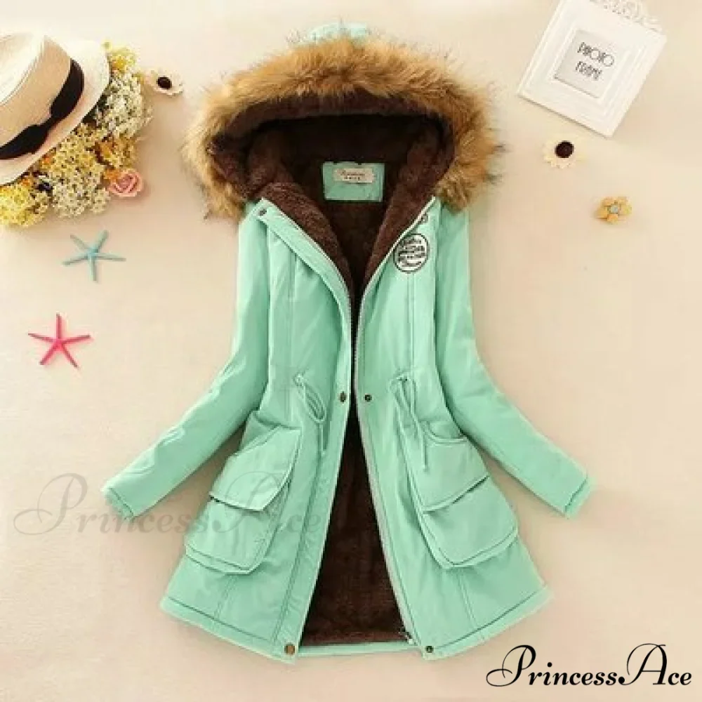 Fashion Plus Size Long Sleeve Thick Warmth Coat - Image 13