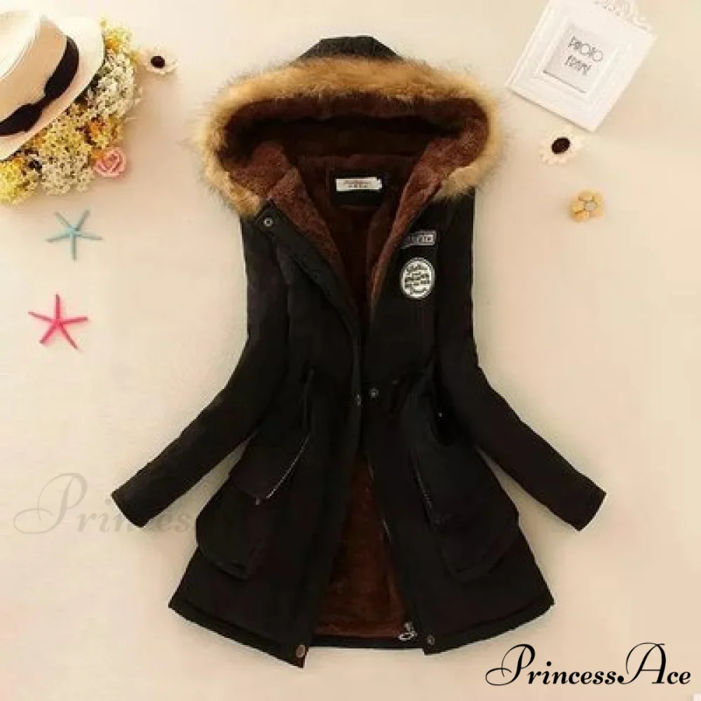 Fashion Plus Size Long Sleeve Thick Warmth Coat - Image 16
