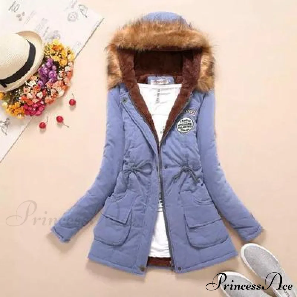 Fashion Plus Size Long Sleeve Thick Warmth Coat - Image 6