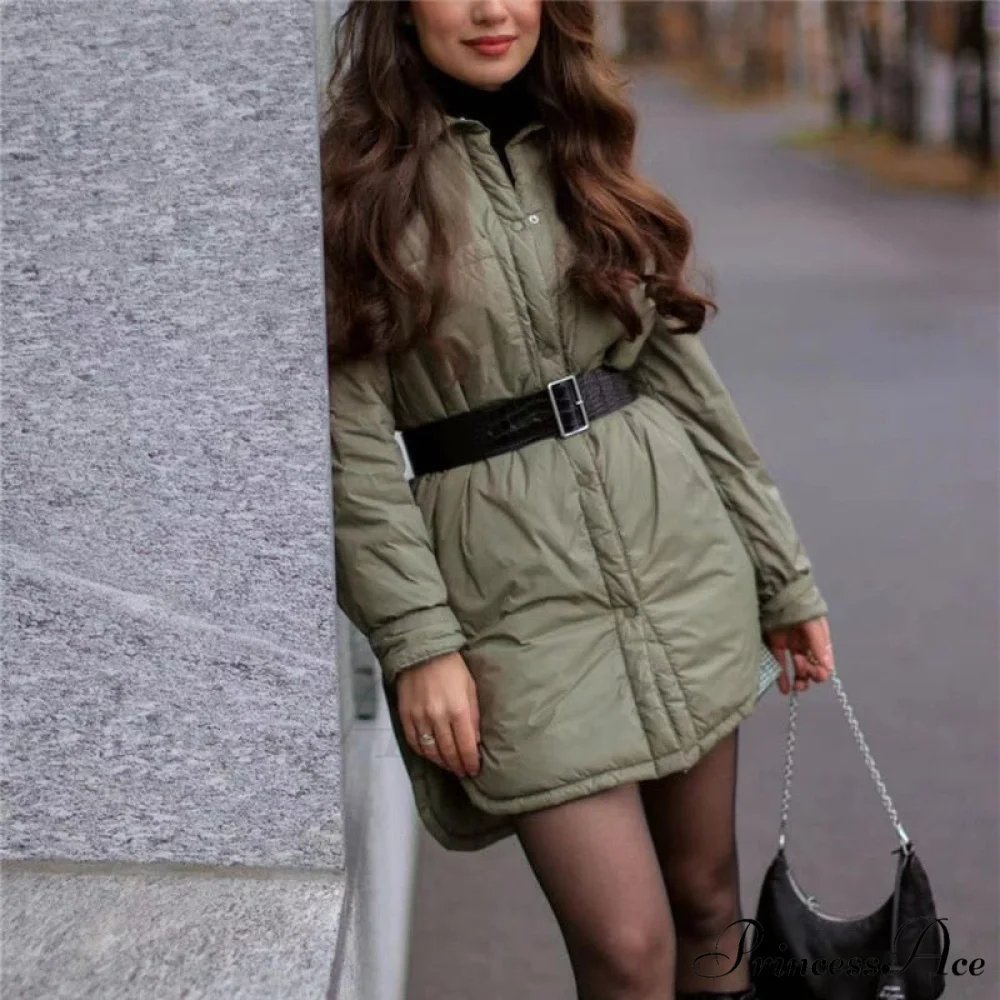 Loose Long Basic Pocket Shirt Coats - Image 4