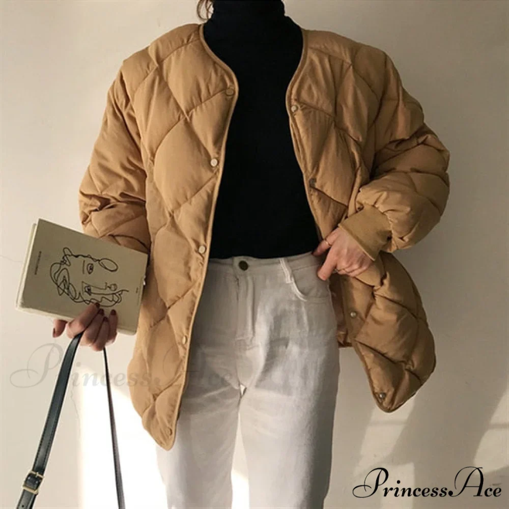 Solid All-Match Simple Fresh Stylish Warm Coat - Image 5