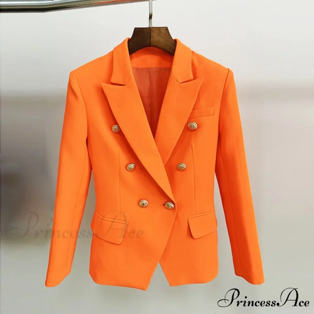Lion Buttons Double Breasted Blazer - Image 2