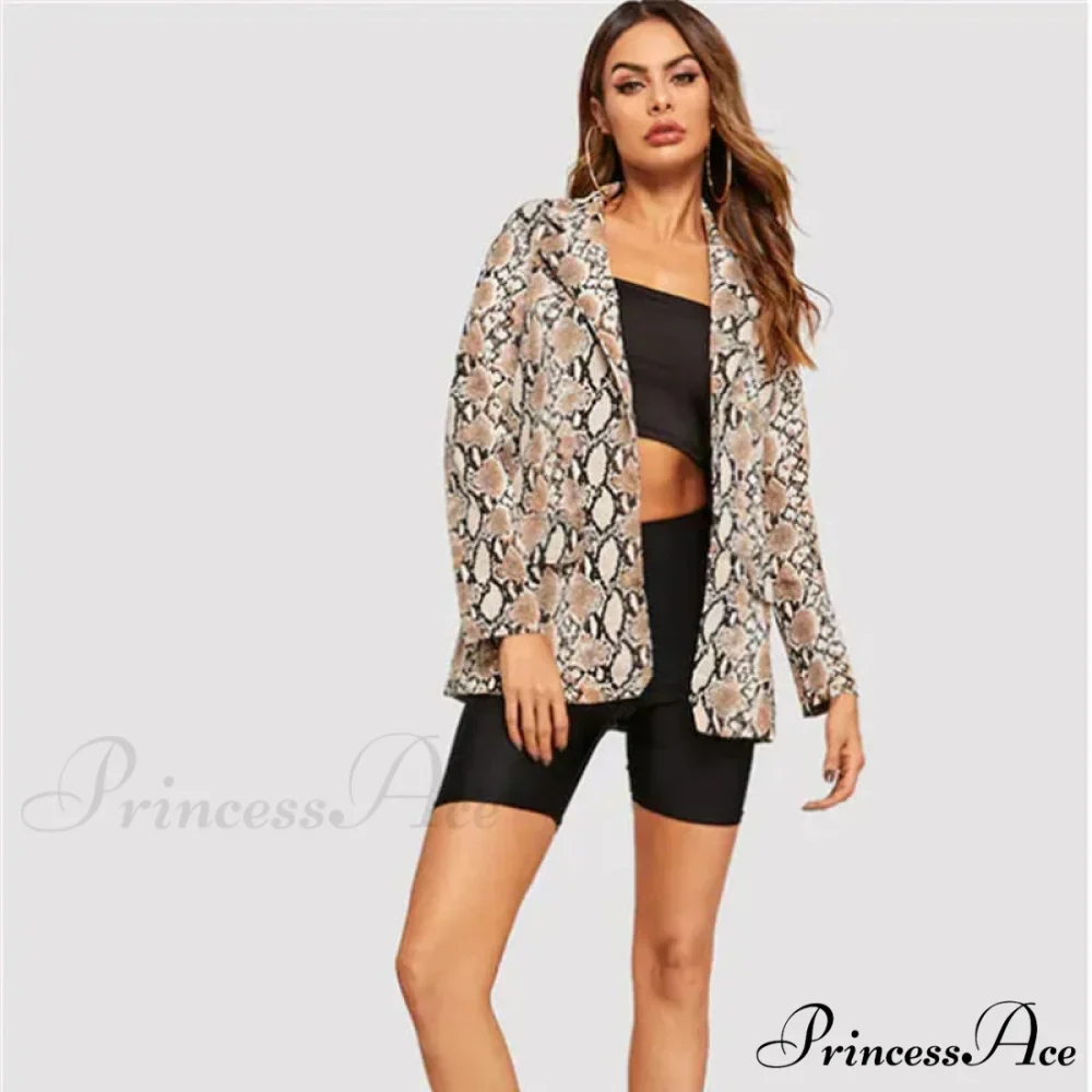 Long Sleeve Shawl Collar Suit Blazer - Image 2