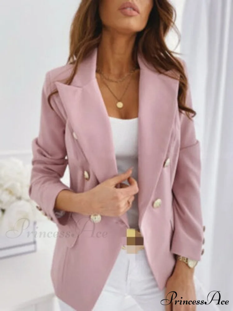 Office Black Ladies Blazer Long Sleeve Blazer - Image 2