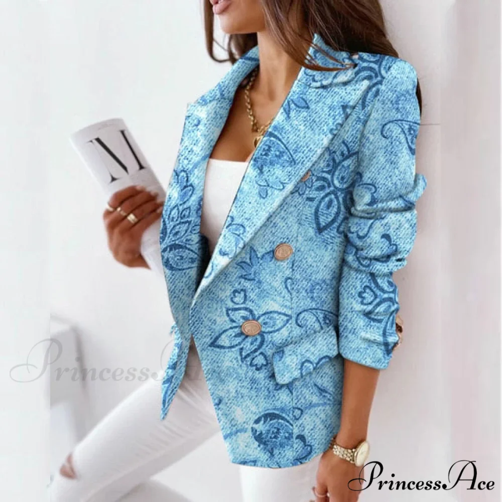 Office Lady Elegant Solid Blazer - Image 11