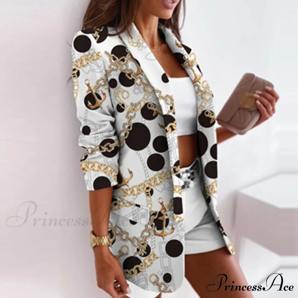 Office Lady Elegant Solid Blazer - Image 7