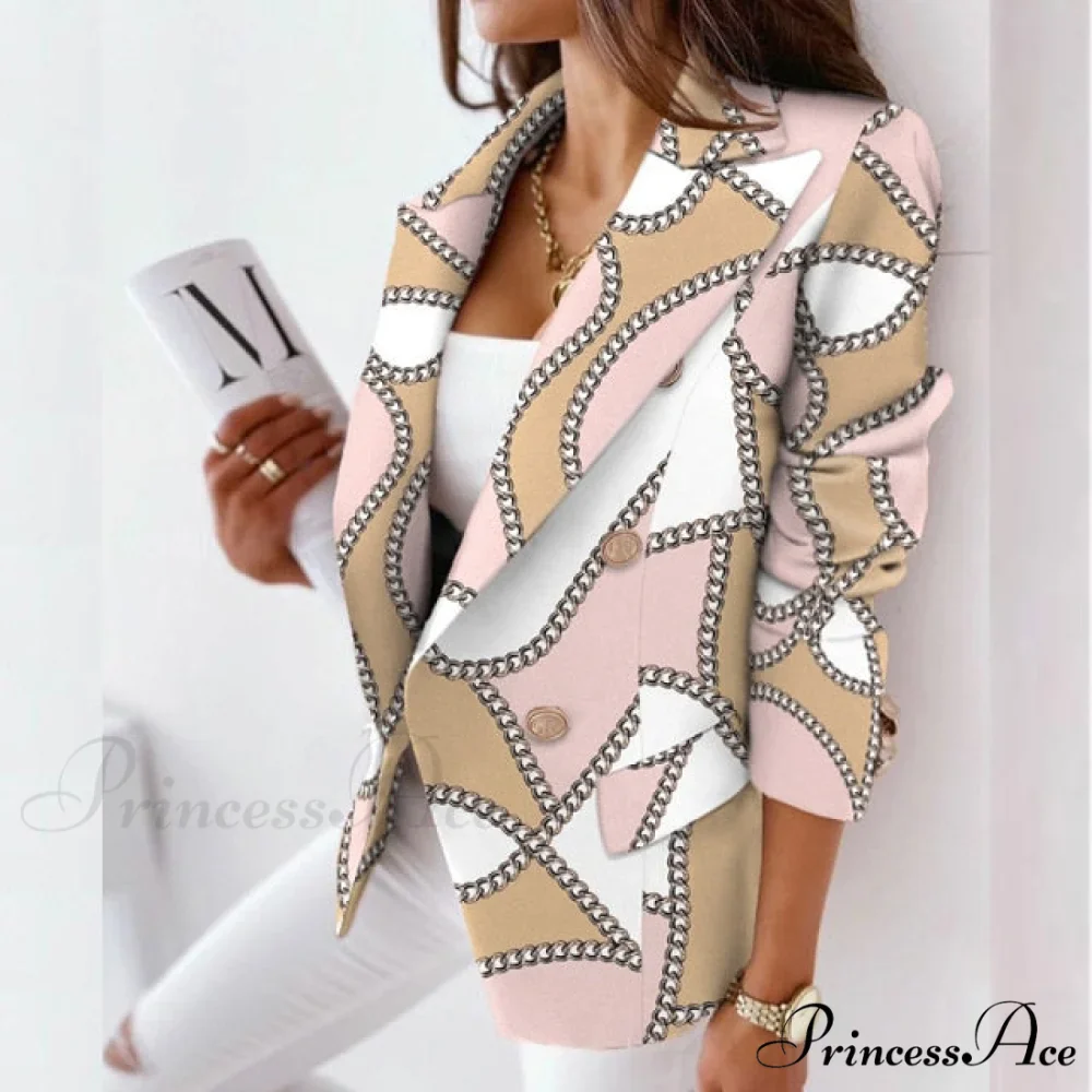 Office Lady Elegant Solid Blazer - Image 9