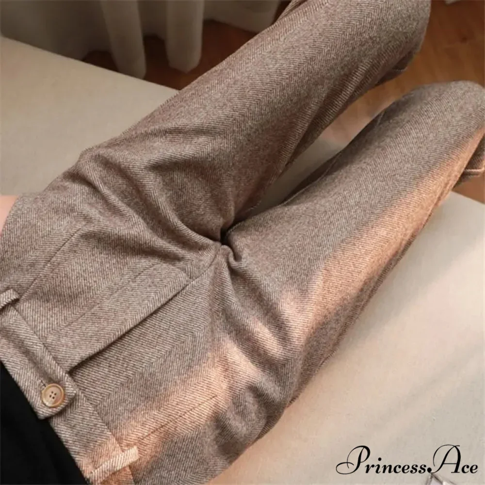 Fashion Office Wear High Waist Harem Pencil Trousers Autumn Winter Pants - Image 2