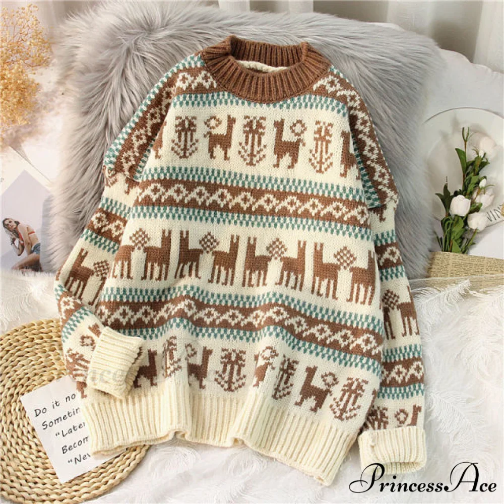 Christmas Red Deer Sweater - Image 2