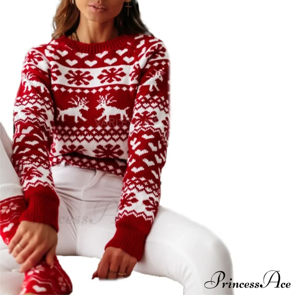 Christmas Santa Snowflake Sweaters - Image 3