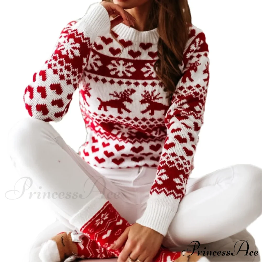 Christmas Santa Snowflake Sweaters - Image 7