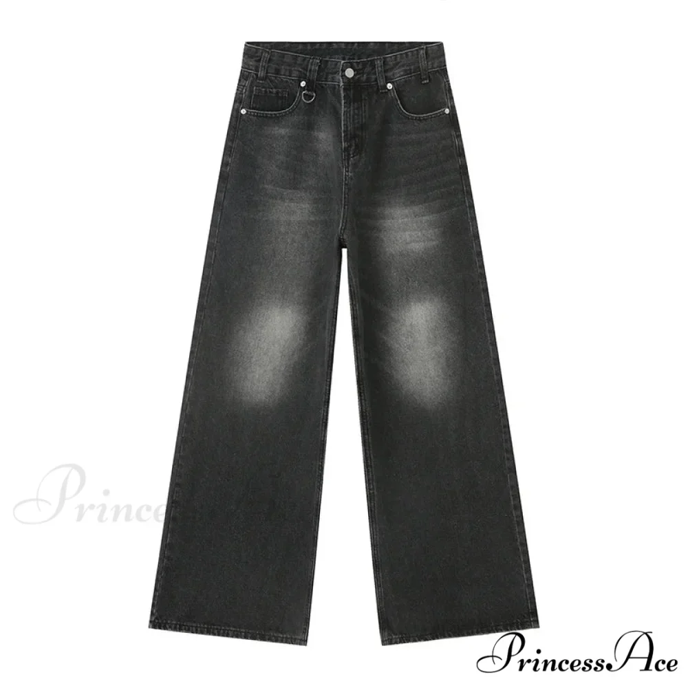 Old Male Pants Summer Blue Washed Denim Casual Menwear Wide Leg Trousers 2024 New Fashion Jeans - Image 9
