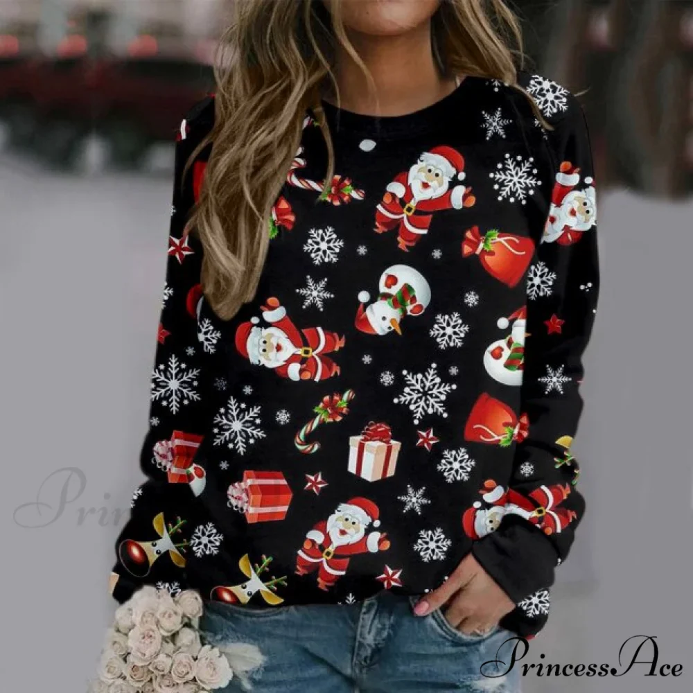 Christmas Pullover Sweater Top - Image 4