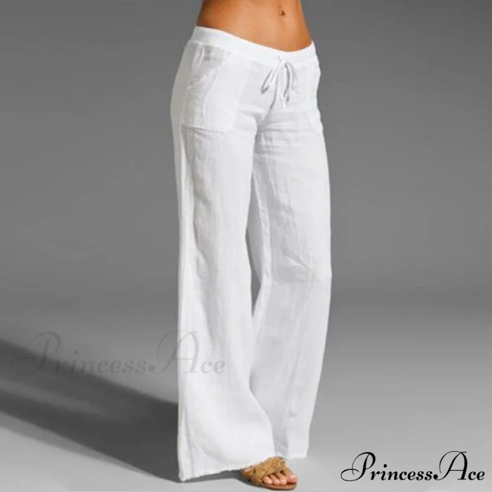 High Waist Casual Loose Wide Leg Pants - Image 2