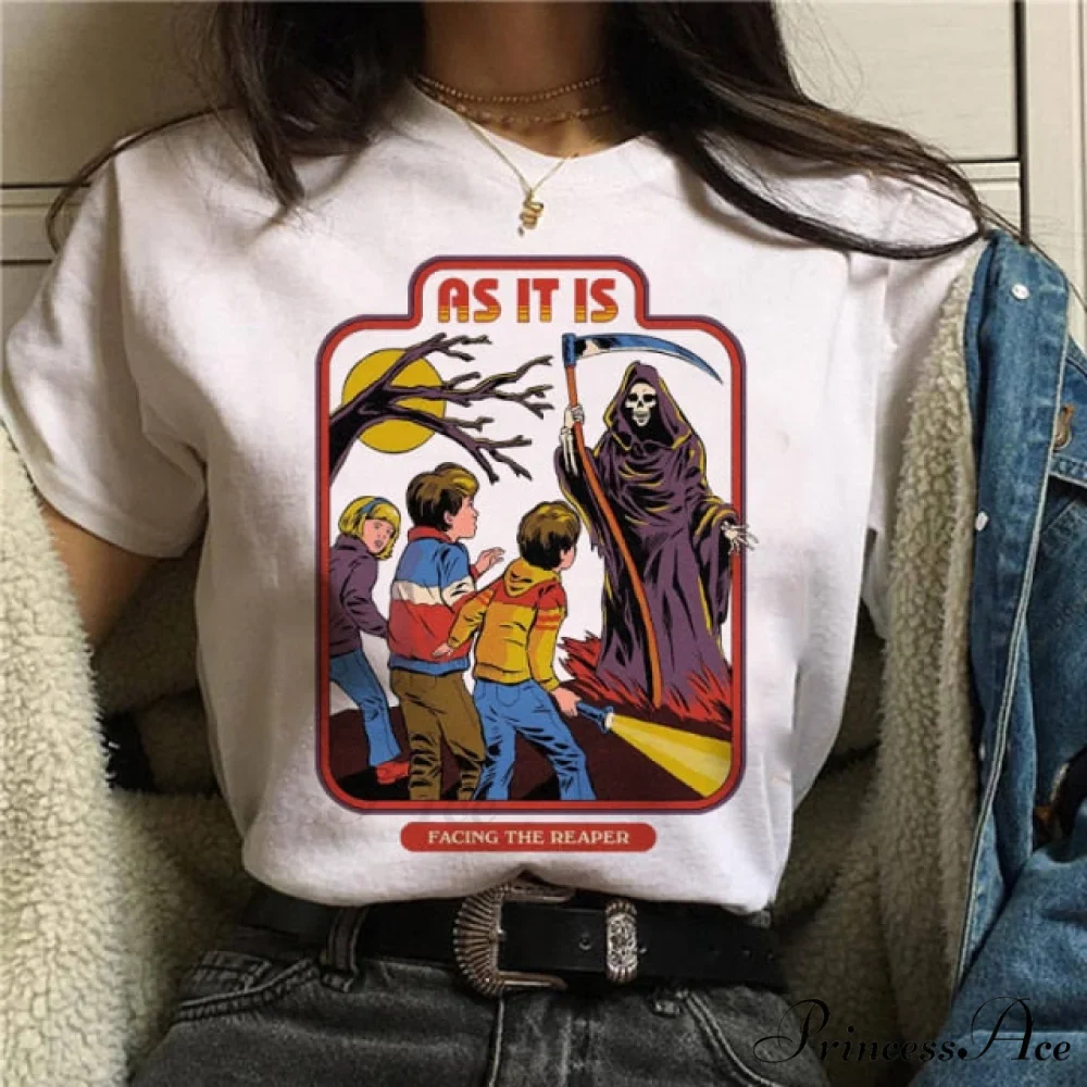 Satan Horror Demon Death Scary Devil Funny T-shirt - Image 6