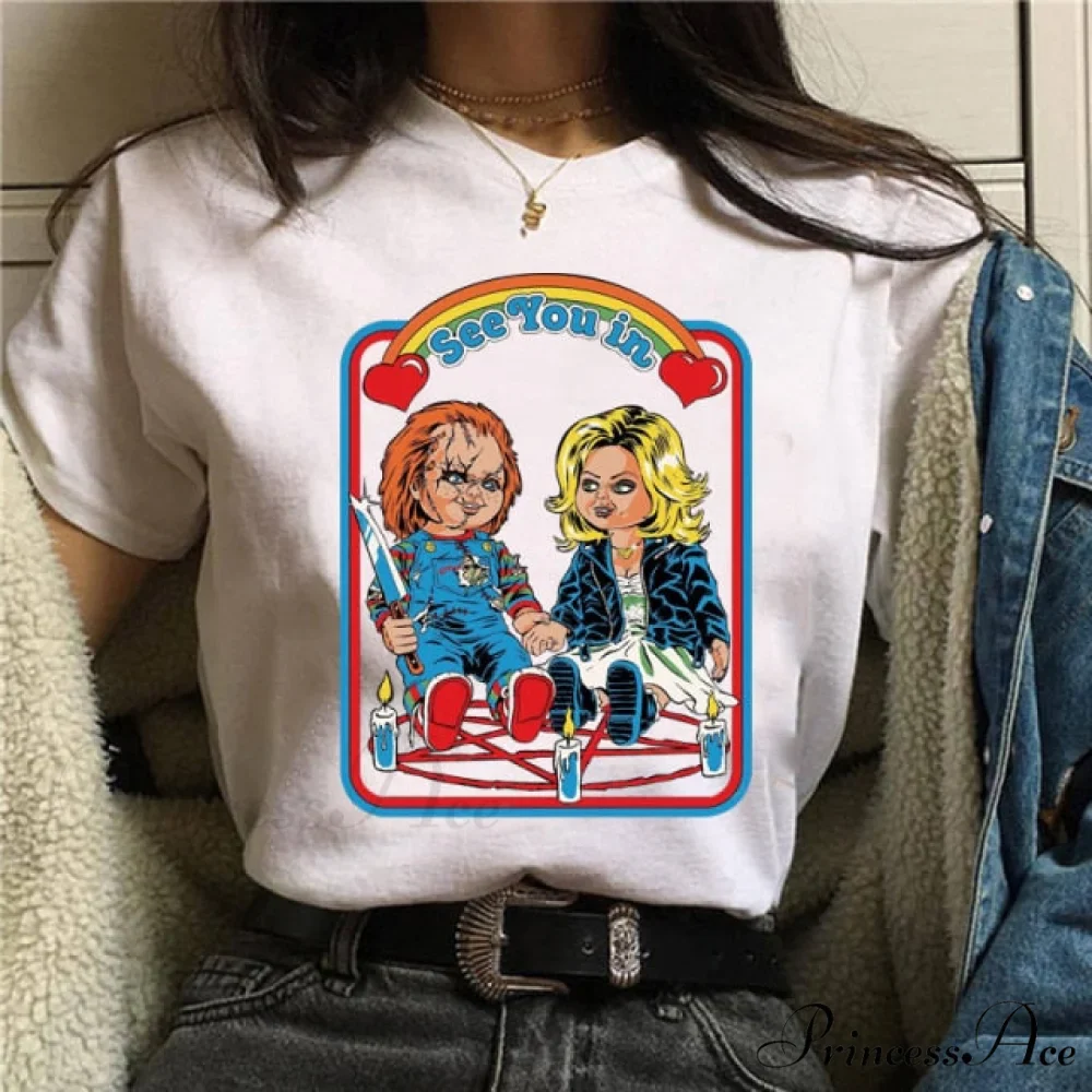 Satan Horror Demon Death Scary Devil Funny T-shirt - Image 8