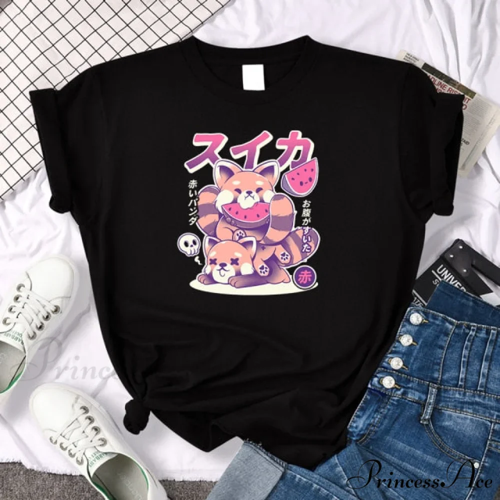 Oversize Fashion Clothing Funny Korean Style T-Shirts - Image 11