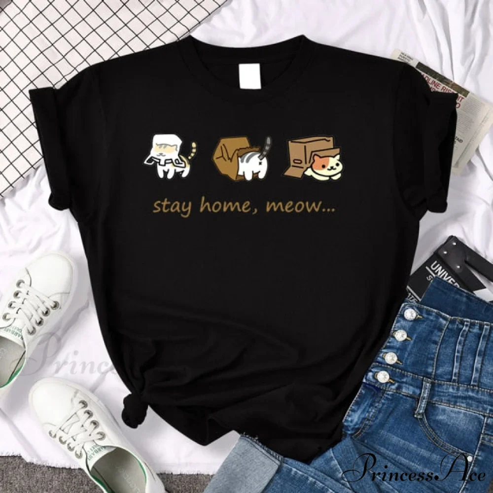 Oversize Fashion Clothing Funny Korean Style T-Shirts - Image 20