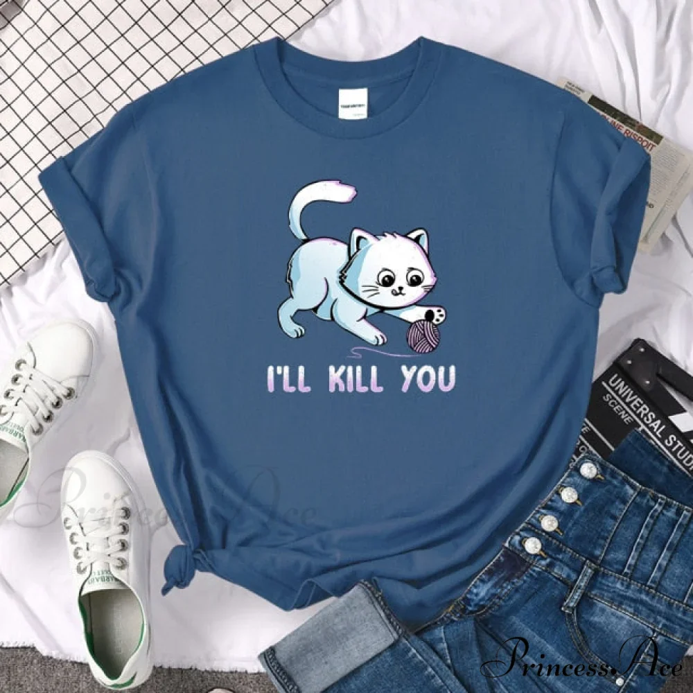 Oversize Fashion Clothing Funny Korean Style T-Shirts - Image 39