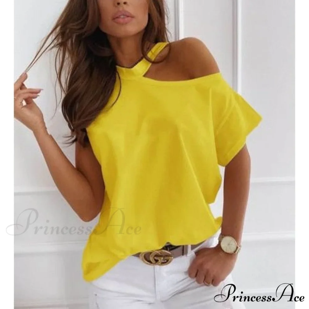 Casual Print Short Sleeve O-neck Tops - Image 7