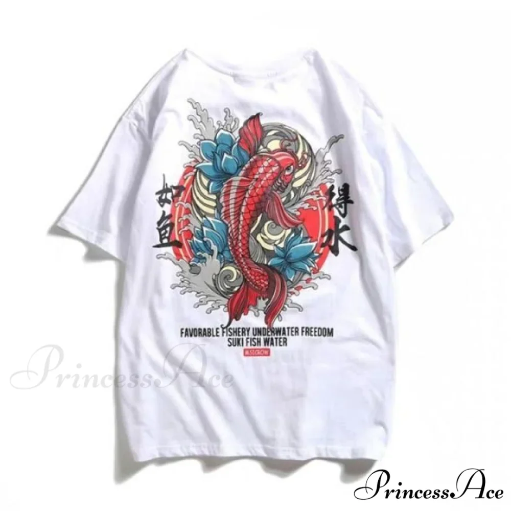 White Cartoon Female Kawaii Tops Tee - Image 15