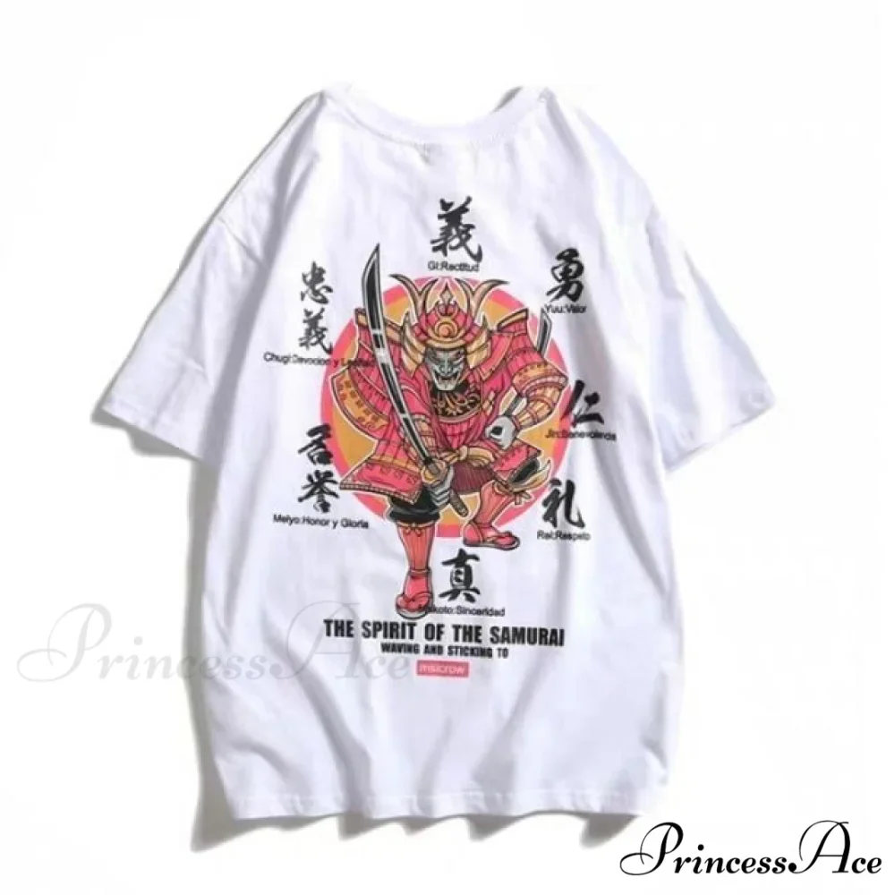 White Cartoon Female Kawaii Tops Tee - Image 2