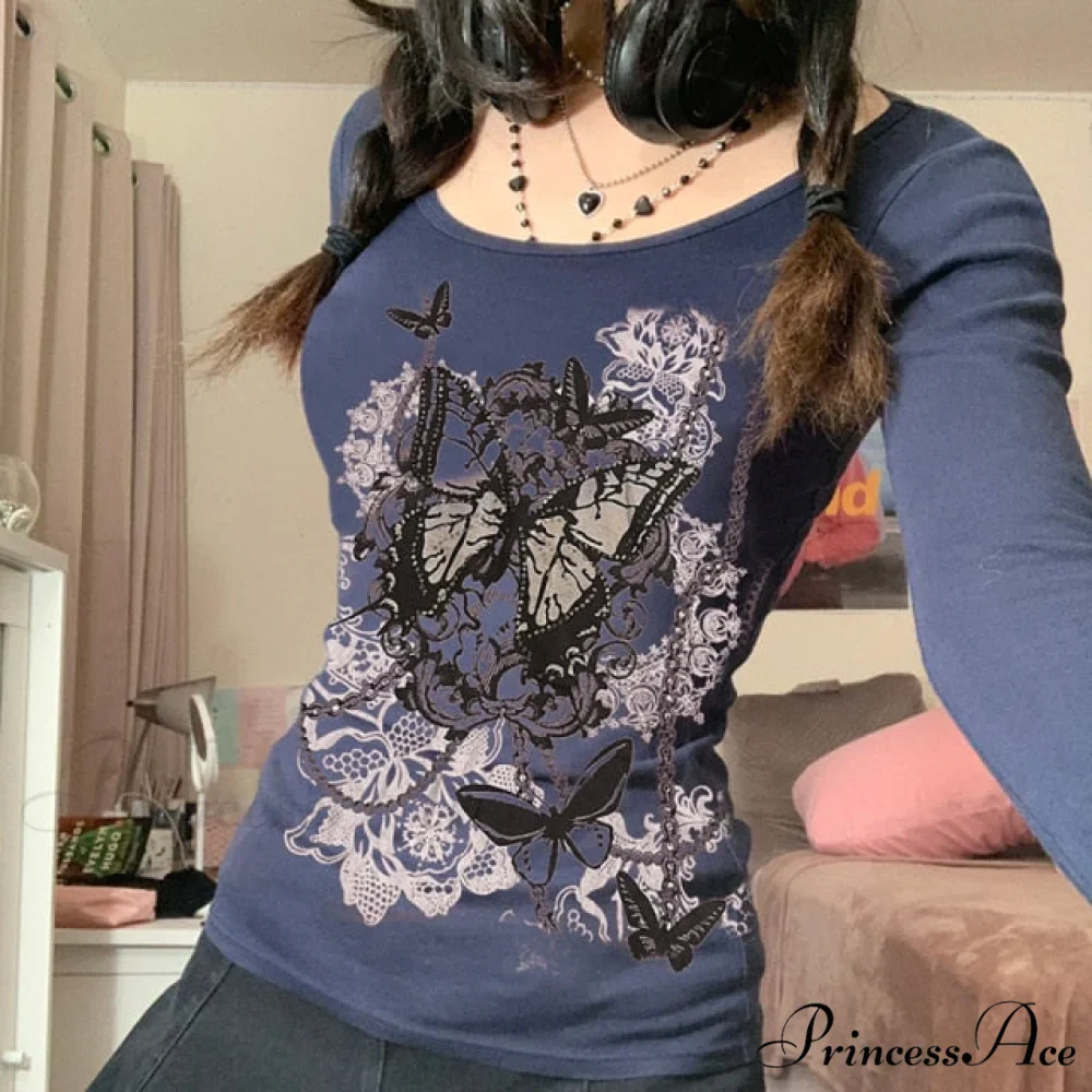 Long Sleeve Slim Fit Pullovers Tees - Image 2