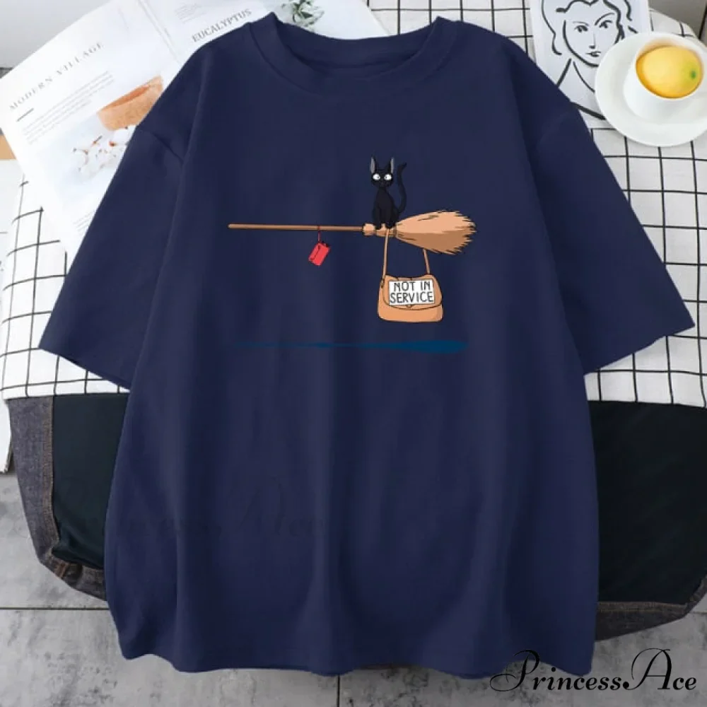 Crew Neck Vintage Loose T Shirts - Image 7