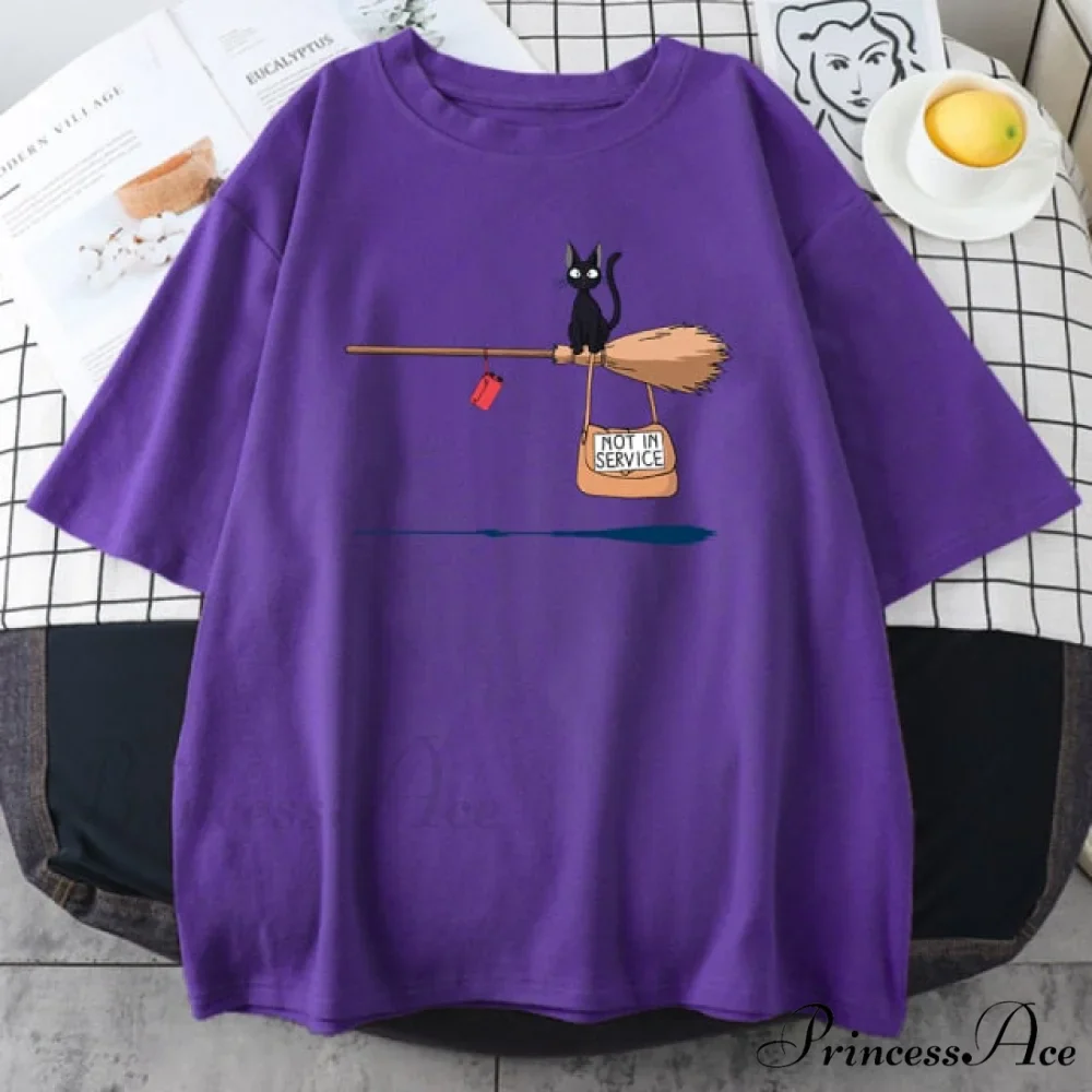 Crew Neck Vintage Loose T Shirts - Image 8
