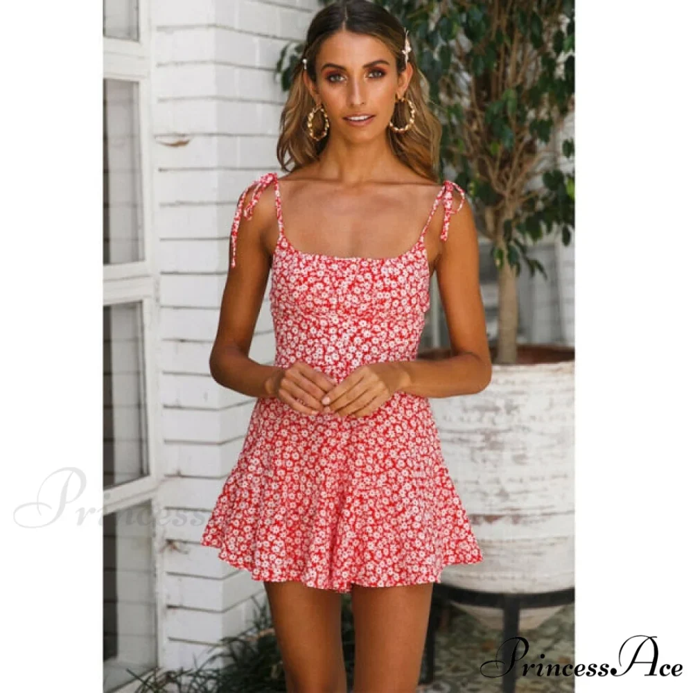 Flowers Print Vintage Bohemian Dresses - Image 4