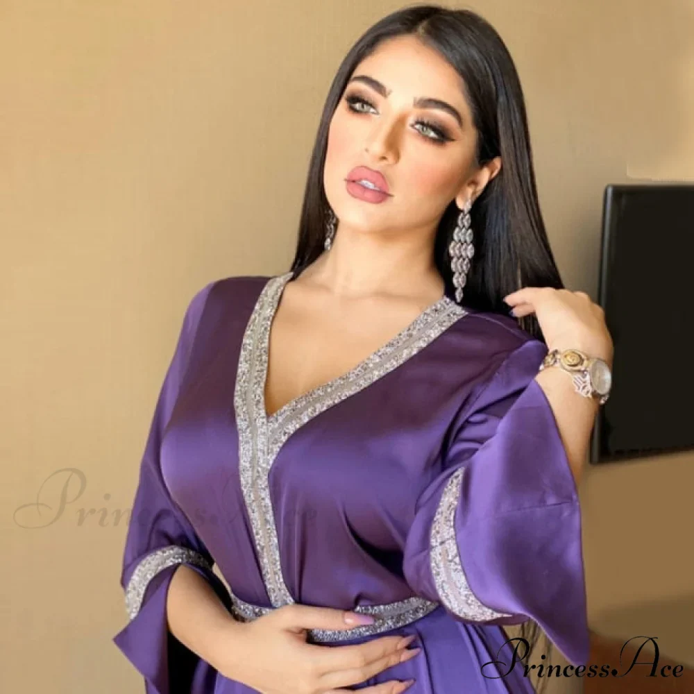 V Neck Long Sleeve Dresses - Image 3