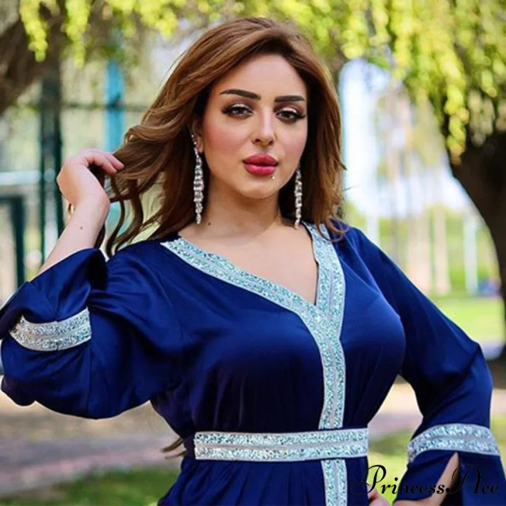 V Neck Long Sleeve Dresses - Image 4