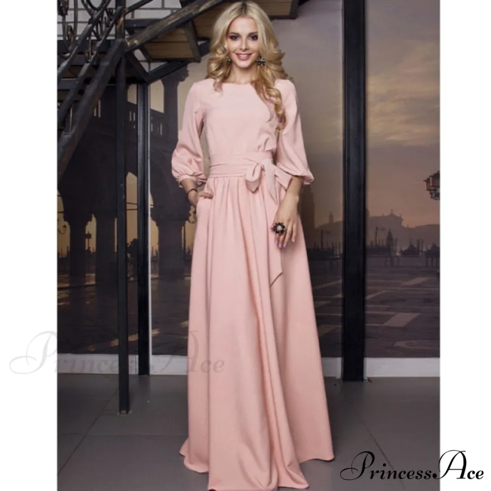 Lantern Sleeve Elegant Bandage Dress - Image 9