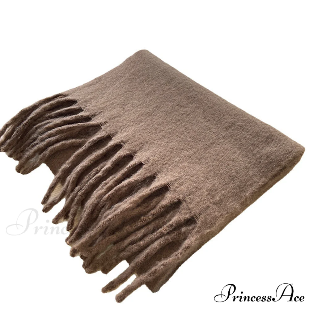 Thick Warm Soft Chunky Cozy Elegant Stylish Classic Long Scarf - Image 5