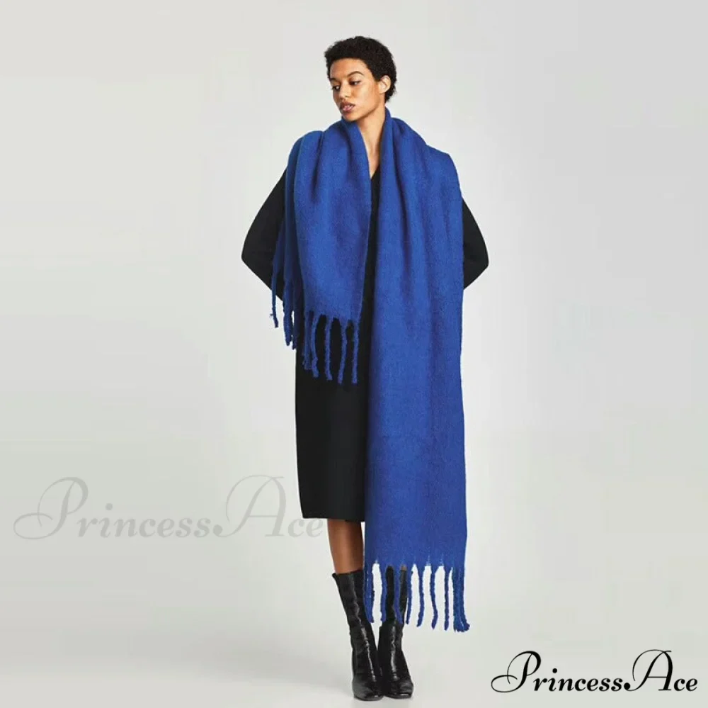 Warm Thick Cozy Elegant Stylish Chunky Soft Trendy Scarf - Image 3