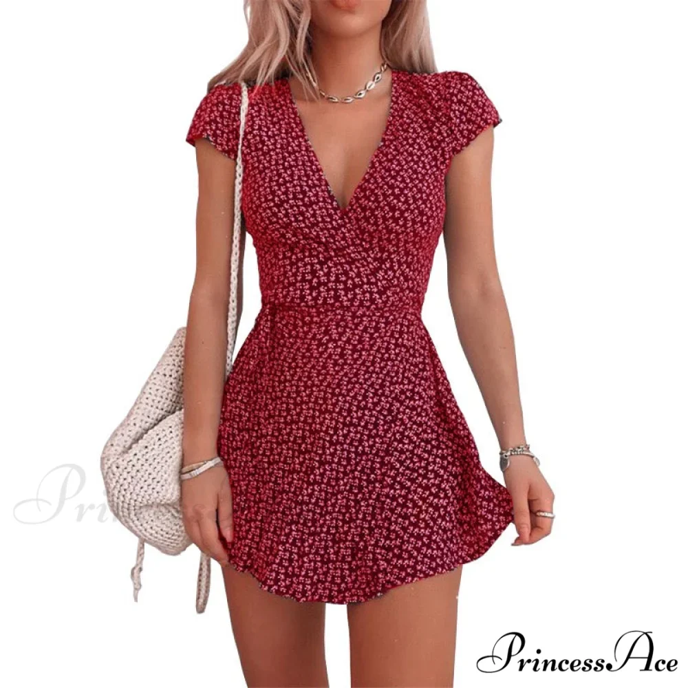Fashion Dot Print Dress - Image 4