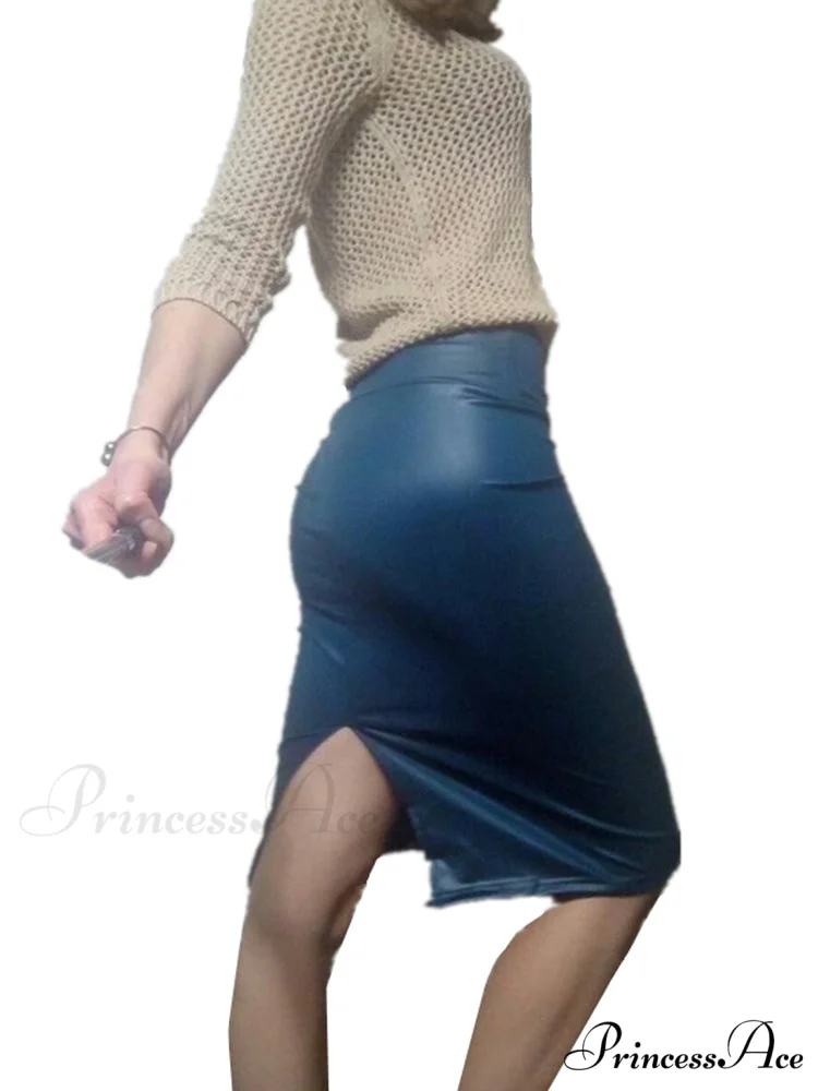 Women New Fashion Back Split Sexy Skirt - Image 3
