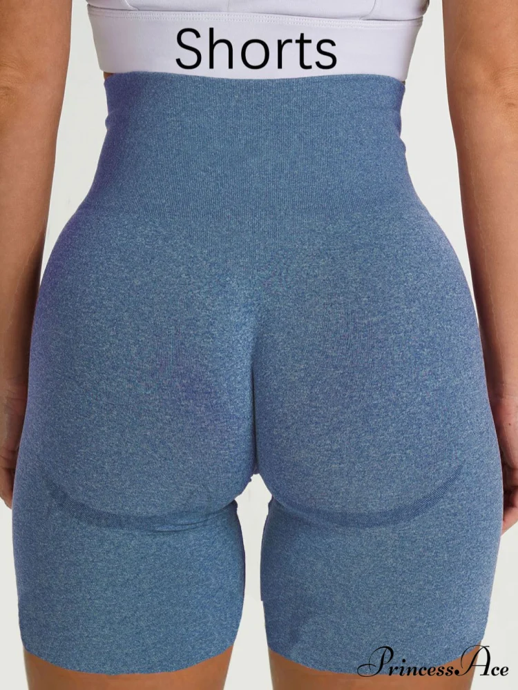 Sport Slim Shorts Seamless Leggings - Image 20
